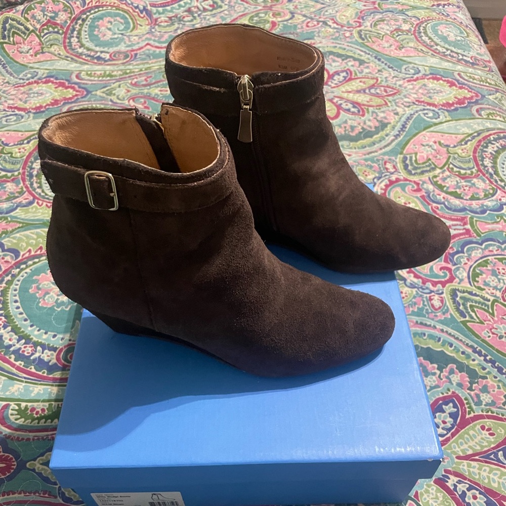 Jack Rogers Willa Wedge Bootie - Size 8.5